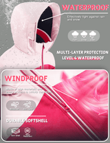 GEMYSE Girls Winter Coat Waterproof Windproof Ski Jacket