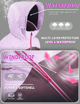 GEMYSE Girls Winter Coat Waterproof Windproof Ski Jacket