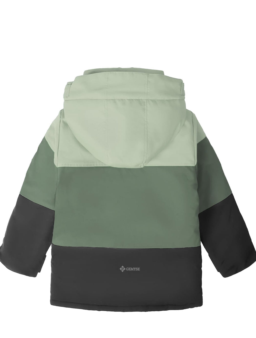 GEMYSE Boys Winter Coat Waterproof Windproof Boys Ski Jacket with Hood Kids Insulated Quilted Outerwear