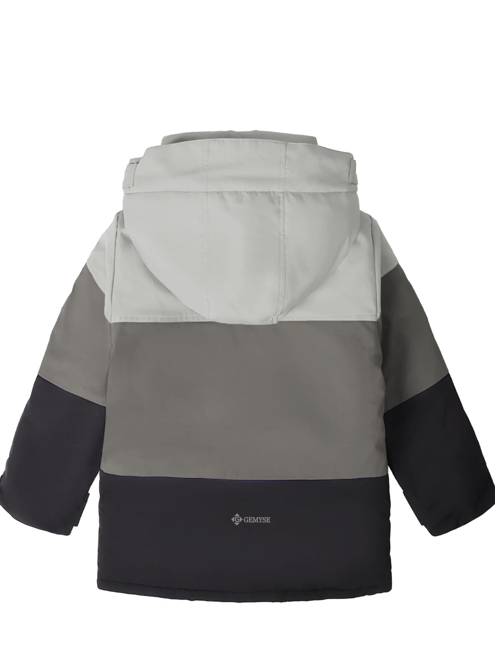 GEMYSE Boys Winter Coat Waterproof Windproof Boys Ski Jacket with Hood Kids Insulated Quilted Outerwear