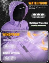 GEMYSE Kids Winter Jacket Waterproof Boys Girls Ski