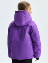 GEMYSE Girl's Waterproof Ski Snow Jacket Fleece Windproof