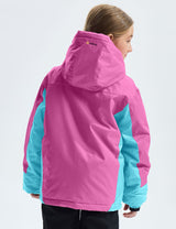 GEMYSE Girl's Waterproof Ski Snow Jacket Fleece Windproof