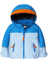 GEMYSE Toddler Rain Jacket Waterproof Hooded Lightweight Boys