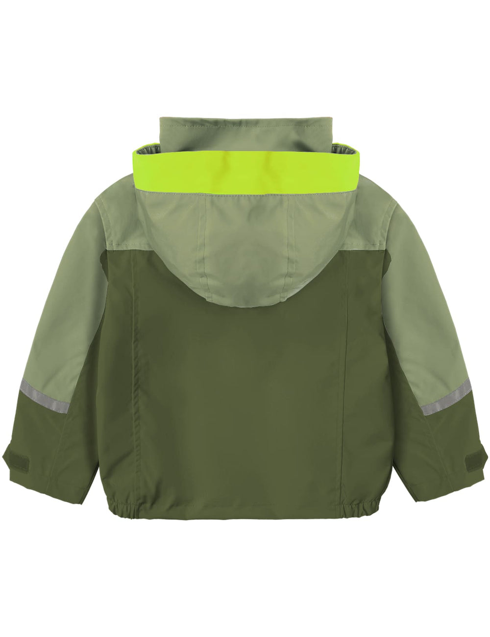 GEMYSE Toddler Rain Jacket Waterproof Hooded Lightweight Toddler Boys Kids Rain Coat Baby Jacket Outwear