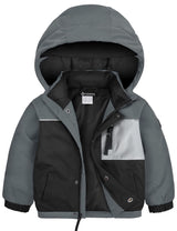 GEMYSE Toddler Winter Coat Waterproof Baby Boys Ski
