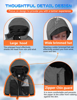 GEMYSE Toddler Winter Coat Waterproof Baby Boys Ski