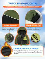 GEMYSE Toddler Winter Coat Waterproof Baby Boys Ski