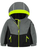 GEMYSE Toddler Jacket Fleece Lined Baby Boys Windbreaker
