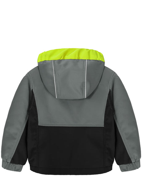 GEMYSE Toddler Jacket Fleece Lined Baby Boys Windbreaker
