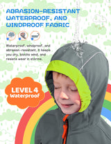 GEMYSE Toddler Jacket Fleece Lined Baby Boys Windbreaker