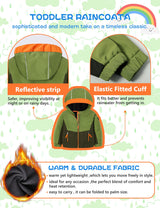 GEMYSE Toddler Jacket Fleece Lined Baby Boys Windbreaker