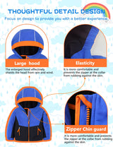 GEMYSE Toddler Jacket Fleece Lined Baby Boys Windbreaker