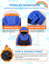 GEMYSE Toddler Jacket Fleece Lined Baby Boys Windbreaker