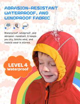 GEMYSE Toddler Jacket Fleece Lined Baby Boys Windbreaker
