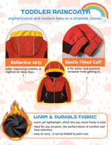 GEMYSE Toddler Jacket Fleece Lined Baby Boys Windbreaker