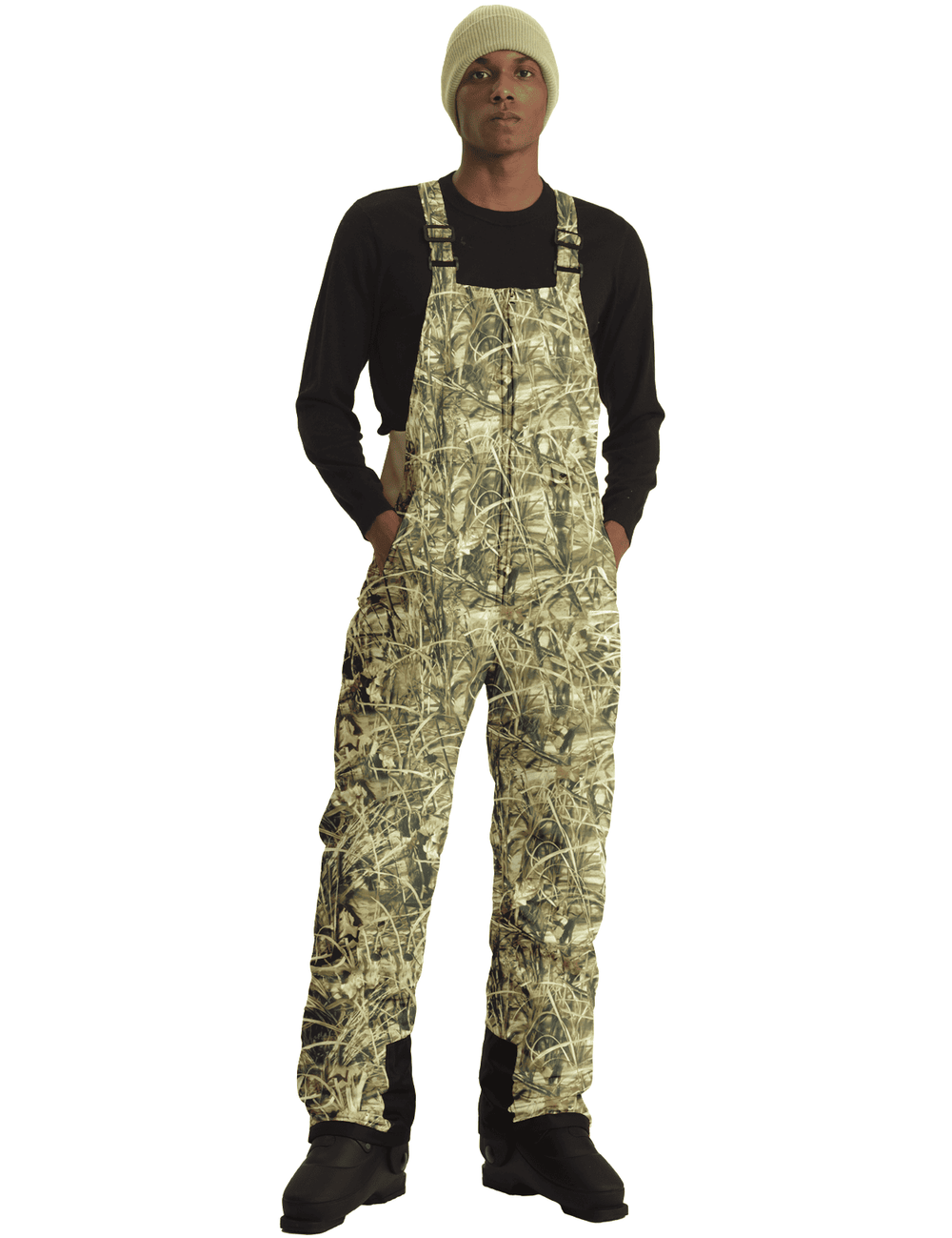 GEMYSE Men's Insulated Waterproof Ski Bib Overalls Winter Snowboarding Pants