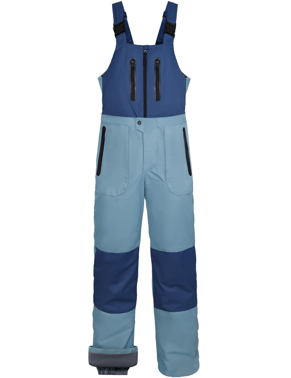 GEMYSE Men's Insulated Skiing Bibs Waterproof Snow Pants Winter Snowboarding Overalls