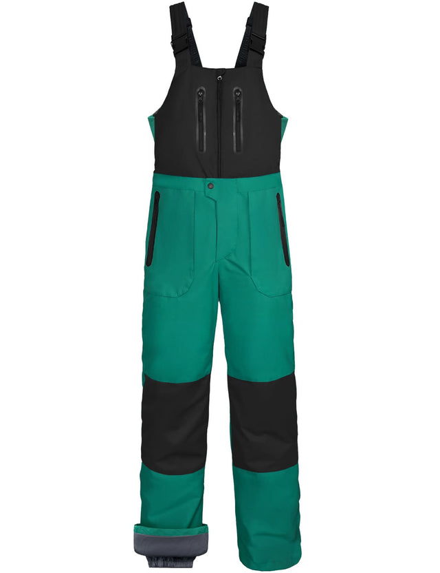 GEMYSE Men's Insulated Skiing Bibs Waterproof Snow Pants