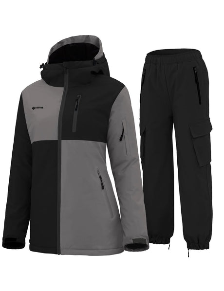 GEMYSE Women's Ski Snow Jackets and Pants Set