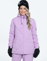 GEMYSE Women's Ski Snowsuit Waterproof Windproof Insulated Jacket