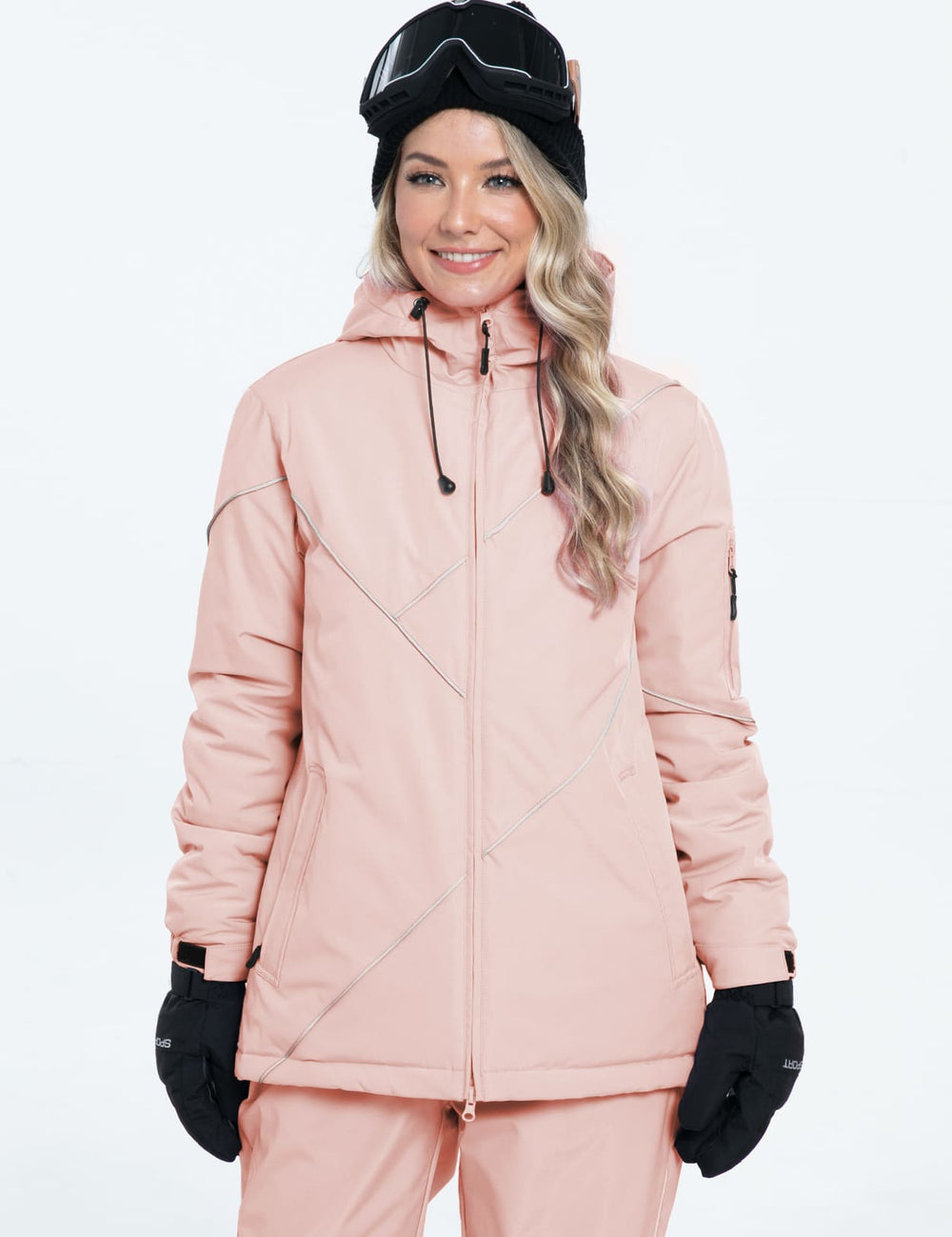 GEMYSE Women's Ski Snowsuit Waterproof Windproof Insulated Jacket and Pants Set