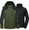 GEMYSE Men's Waterproof 3-in-1 Ski Snow Jacket Puffer Liner Insulated Winter Coat