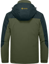 GEMYSE Men's Waterproof 3-in-1 Ski Snow Jacket Puffer Liner Insulated Winter Coat