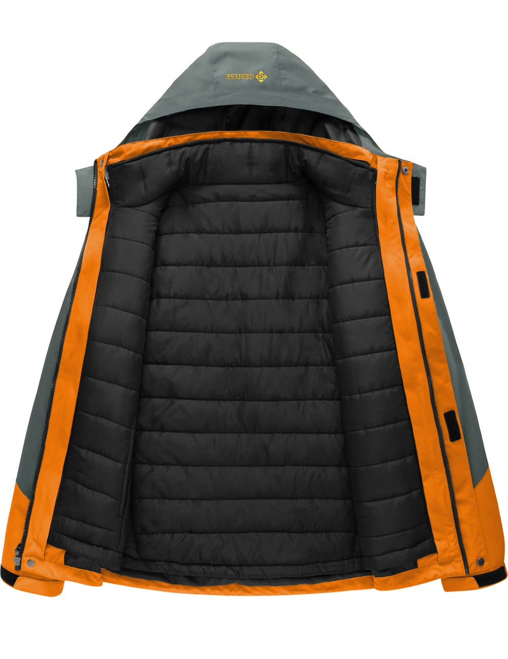 GEMYSE Men's Waterproof 3-in-1 Ski Snow Jacket Puffer Liner Insulated Winter Coat