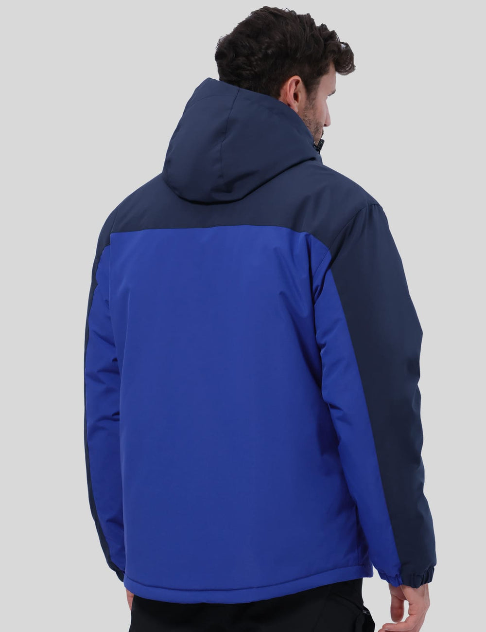 GEMYSE Men's Ski Jacket Winter Coats Waterproof Snow Jacket Warm Parka Hooded Raincoats with Multi-Pockets