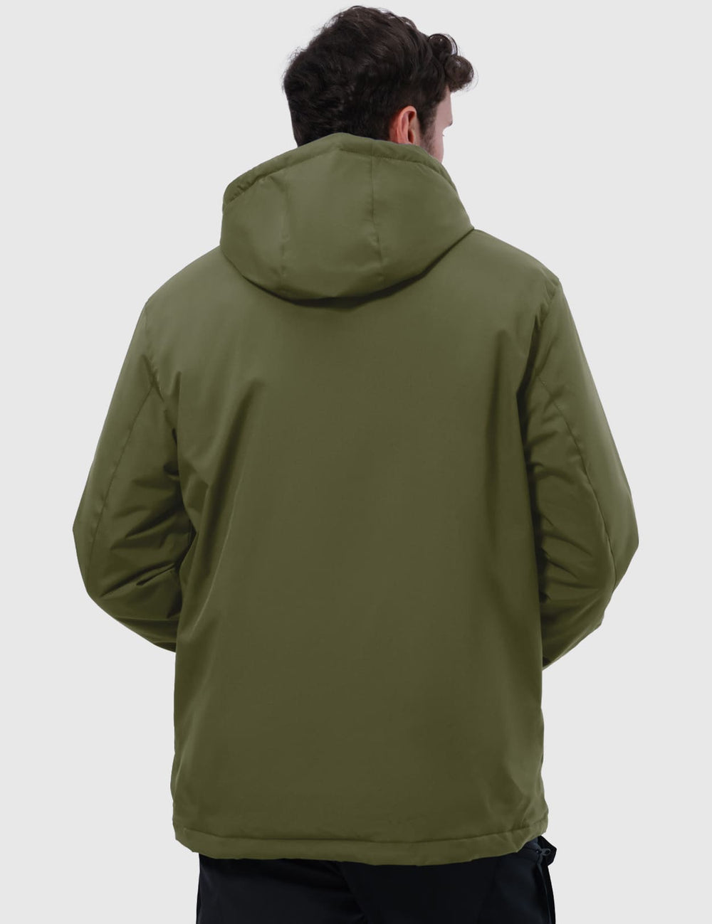 GEMYSE Men's Winter Ski Jacket Snow Coats Waterproof Snowboard Jacket Hooded insulated Windproof Parka With Multi-Pockets