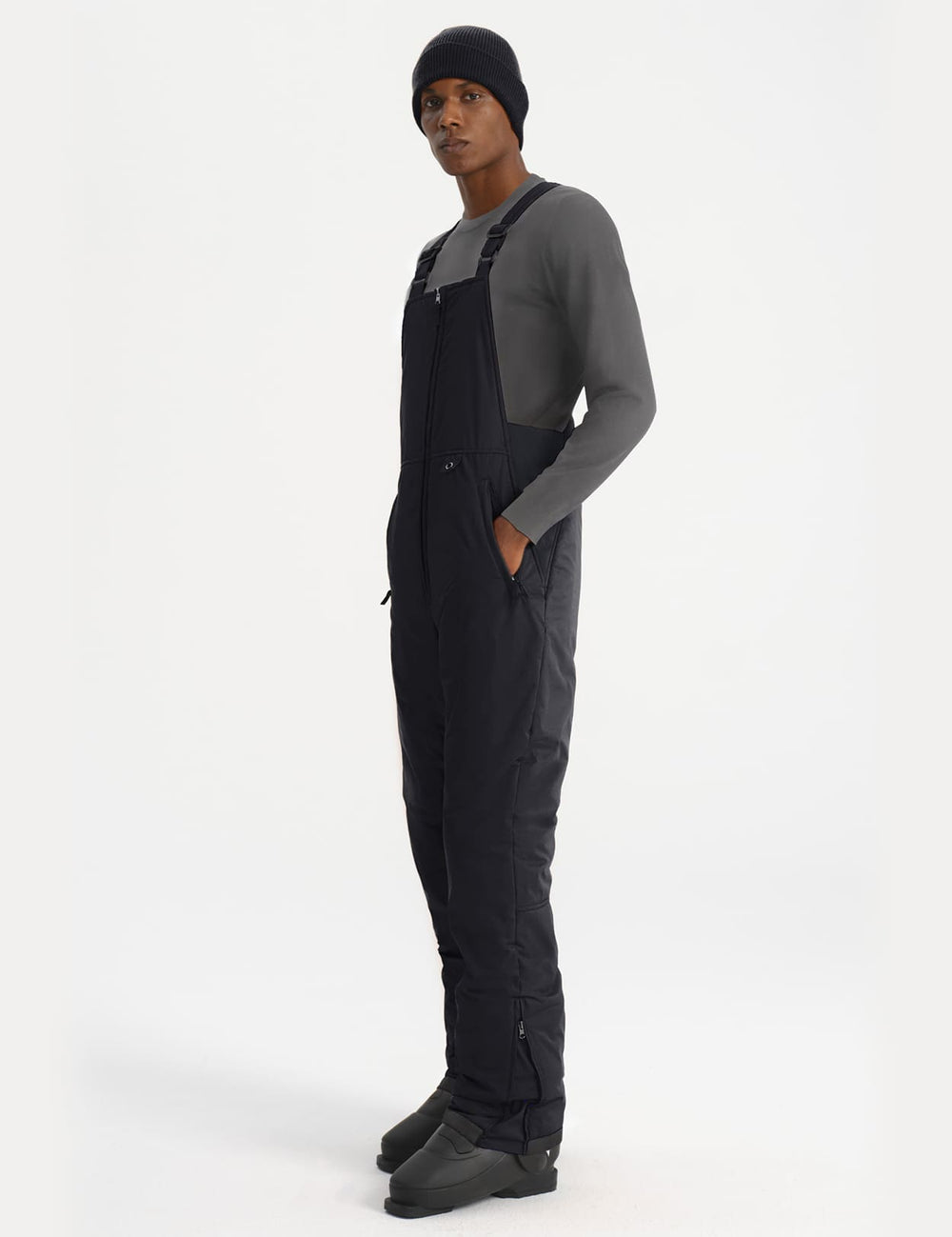 GEMYSE Men's Insulated Waterproof Ski Bib Overalls Winter Snowboarding Pants