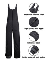GEMYSE Men's Insulated Waterproof Ski Bib Pants
