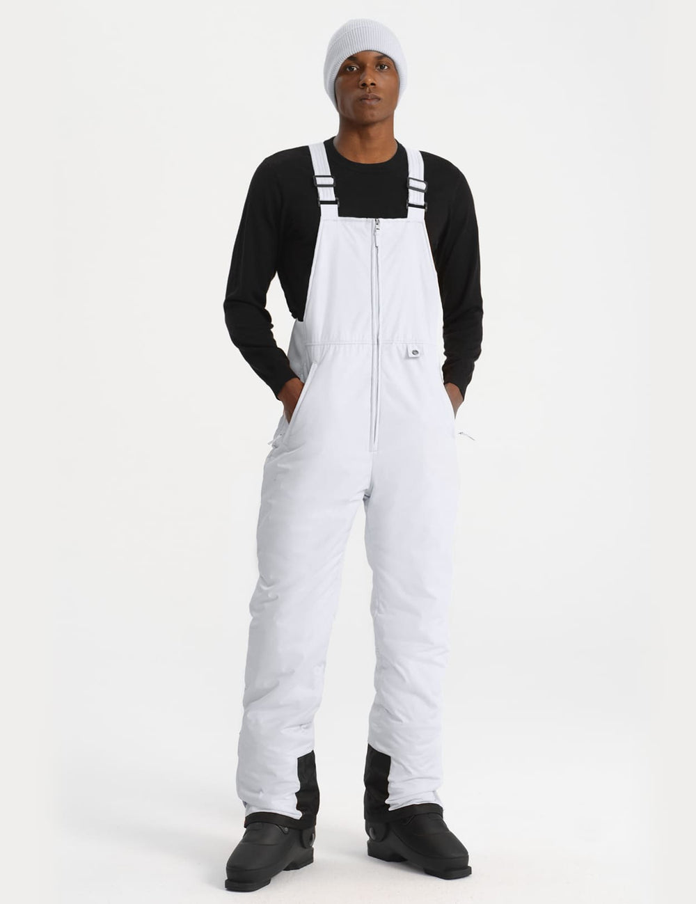 GEMYSE Men's Insulated Waterproof Ski Bib Overalls Winter Snowboarding Pants