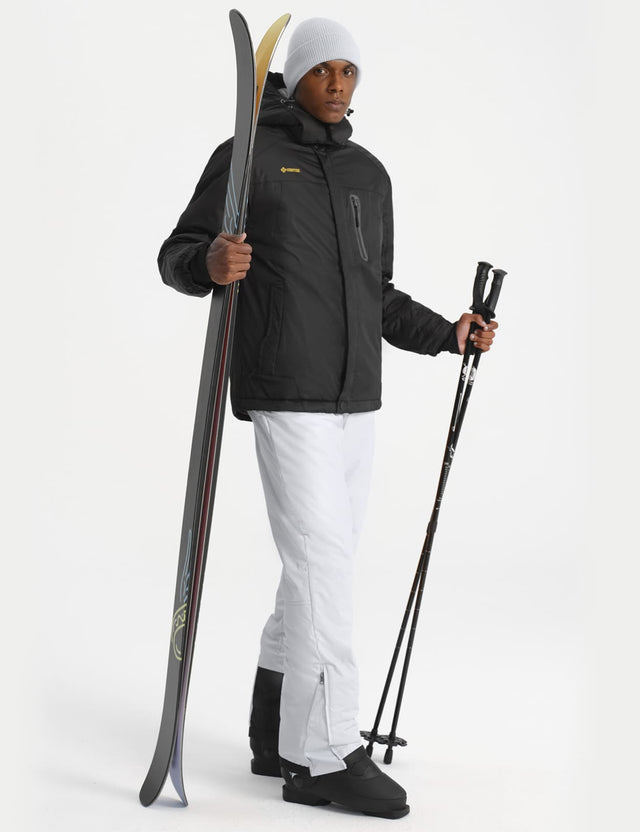 GEMYSE Men's Insulated Waterproof Ski Bib Pants