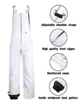 GEMYSE Men's Insulated Waterproof Ski Bib Pants