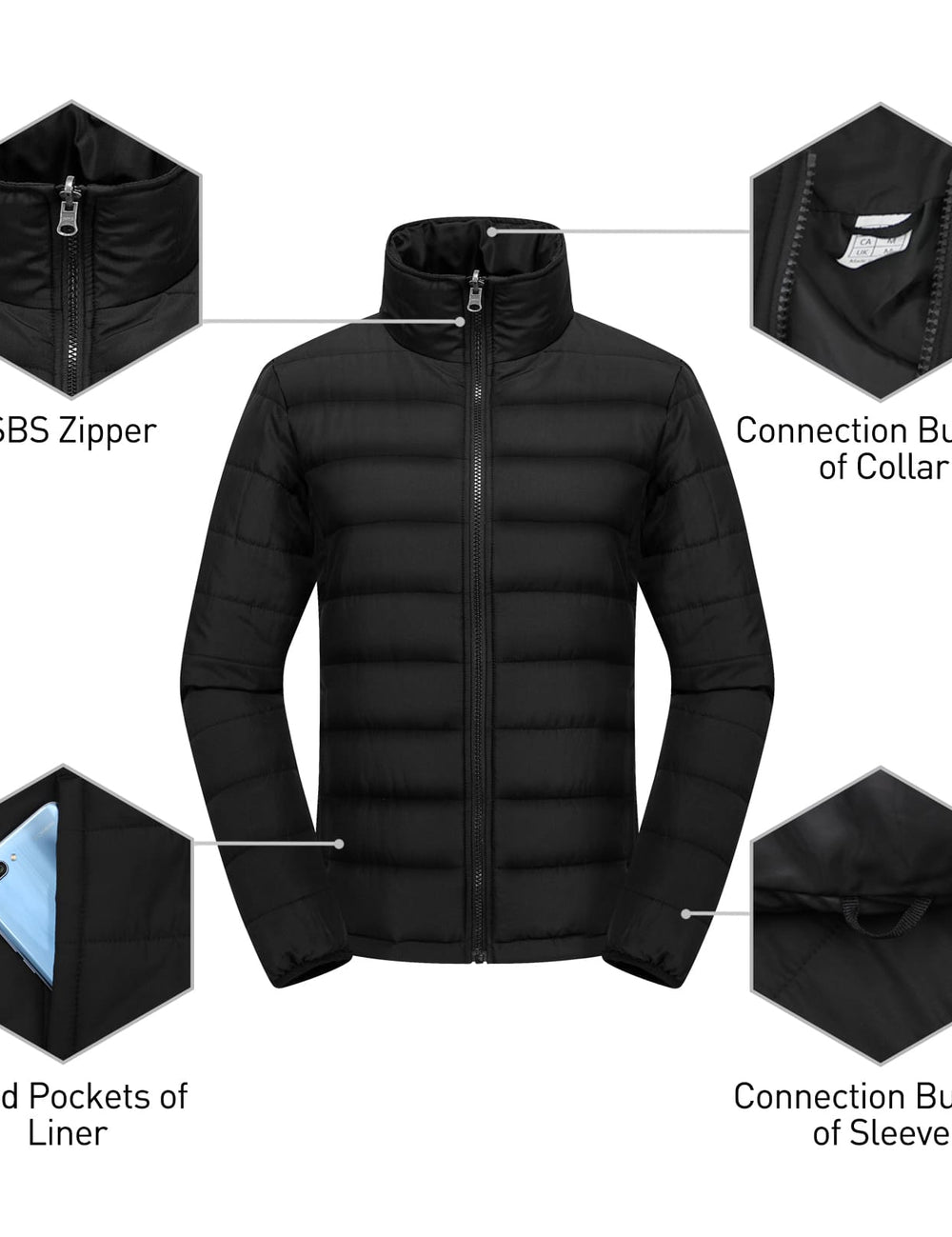 GEMYSE Men's Waterproof 3-in-1 Ski Snow Jacket Puffer Liner Insulated Winter Coat