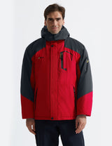 GEMYSE Men's Mountain Waterproof Ski Snow Jacket Winter Windproof Rain Jacket