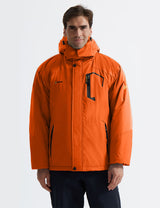 GEMYSE Men's Mountain Waterproof Ski Snow Jacket Winter Windproof Rain Jacket