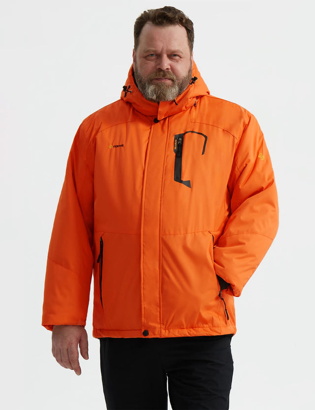 GEMYSE Men's Mountain Waterproof Ski Snow Jacket Winter Windproof Rain Jacket
