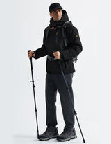 GEMYSE Men's Mountain Waterproof Ski Snow Jacket Winter Windproof Rain Jacket