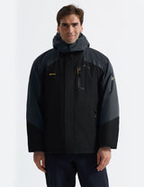 GEMYSE Men's Mountain Waterproof Ski Snow Jacket Winter Windproof Rain Jacket