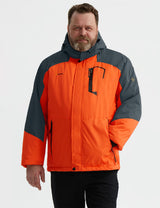GEMYSE Men's Mountain Waterproof Ski Snow Jacket Winter Windproof Rain Jacket