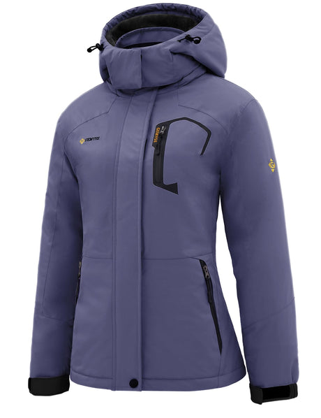 GEMYSE Women's Ski Snow Jacket Warm Winter Waterproof