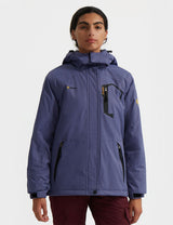GEMYSE Women's Ski Snow Jacket Warm Winter Waterproof
