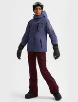 GEMYSE Women's Ski Snow Jacket Warm Winter Waterproof