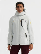 GEMYSE Women's Ski Snow Jacket Warm Winter Waterproof