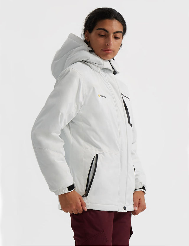 GEMYSE Women's Ski Snow Jacket Warm Winter Waterproof