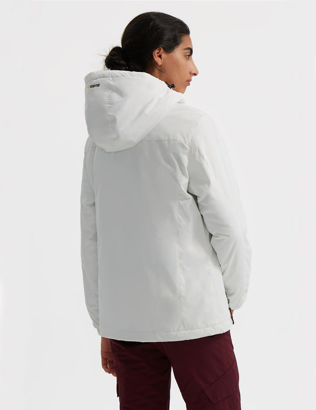 GEMYSE Women's Ski Snow Jacket Warm Winter Waterproof