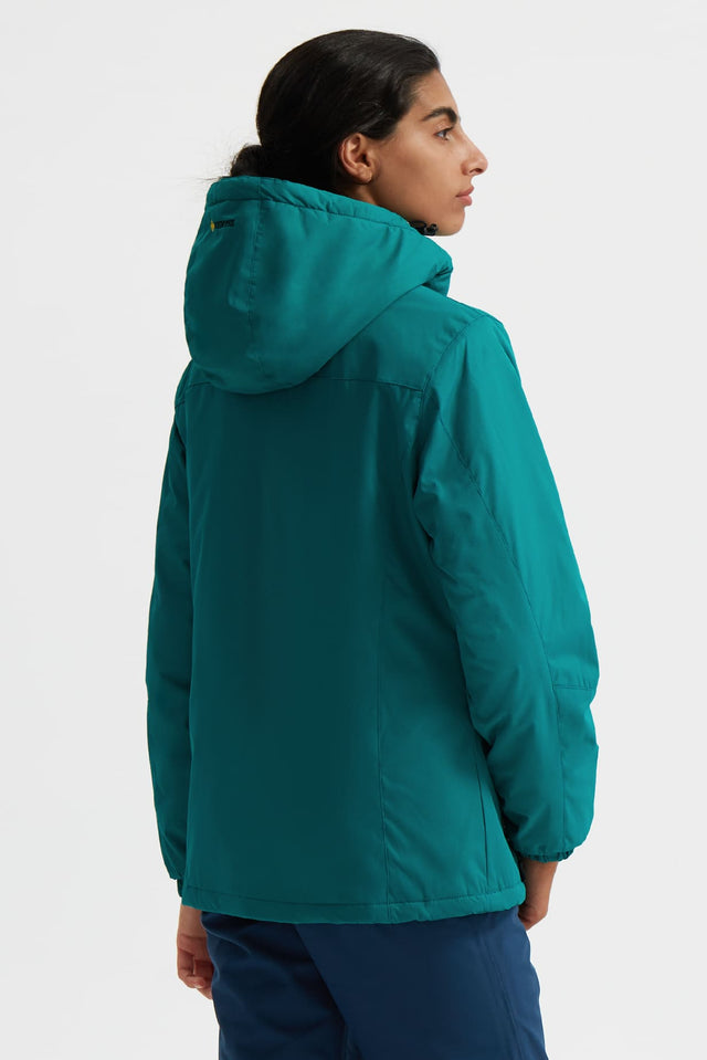 GEMYSE Women's Ski Snow Jacket Warm Winter Waterproof